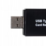 ISO 14193 Čítačka kariet OTG 5 v 1, TF / SD, USB, Micro USB, USB-C