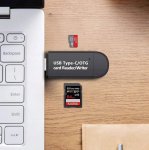 ISO 14193 Čítačka kariet OTG 5 v 1, TF / SD, USB, Micro USB, USB-C