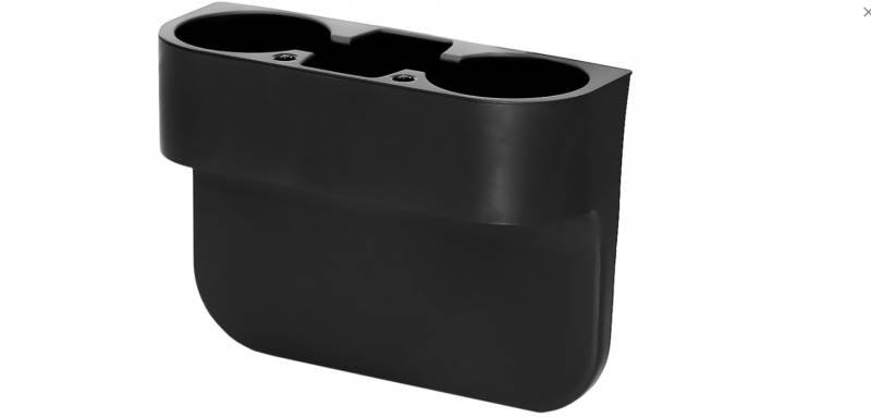 Verk 10032 Držiak nápojov a výrobkov do auta čierny