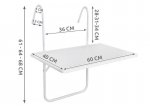 Malatec 3391 Balkónový stolík