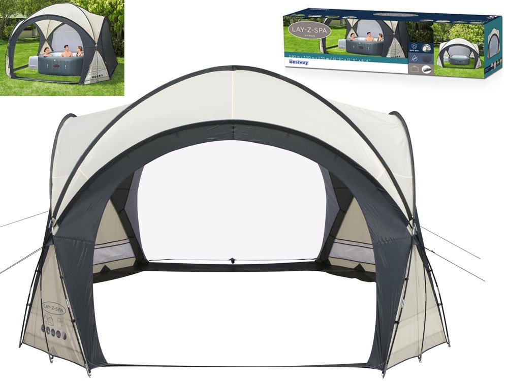 Bestway 60305 Zastrešenie vírivého bazéna SPA DOME 3,9 x 3,9 x 2,55 m ...