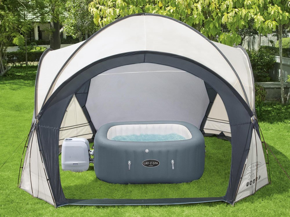 Bestway 60305 Zastřešení vířivého bazénu SPA DOME 3,9 x 3,9 x 2,55 m ...