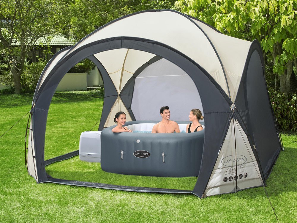 Bestway 60305 Zastrešenie vírivého bazéna SPA DOME 3,9 x 3,9 x 2,55 m ...