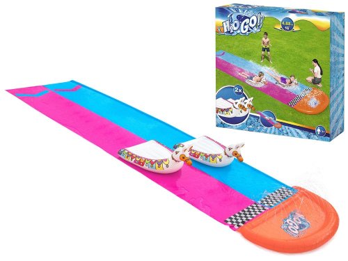 Bestway 52320 Dvojitá vodná šmykľavka Lama Rama