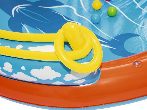Bestway 53069 Detský nafukovací bazén sopka so šmýkačkou a fontánou