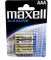 Maxell Baterie R3 - AAA 4 ks 