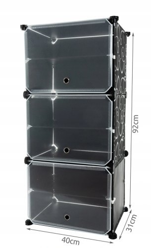 Ruhhy 12264 Variabilný regálový systém na topánky 6 políc