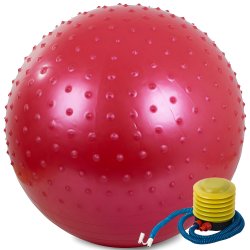 Verk Gymnastická lopta s pumpičkou 55 cm červený