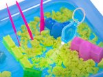 DIY Svítící tekutý písek 2000 g + formičky + pískoviště Glow