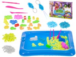 DIY Svítící tekutý písek 2000 g + formičky + pískoviště Glow
