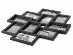 Verk 01453 fotorám na 10 fotiek 54 x 49 cm čierny