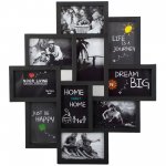 Verk 01453 fotorám na 10 fotiek 54 x 49 cm čierny