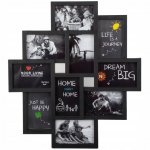Verk 01453 fotorám na 10 fotiek 54 x 49 cm čierny