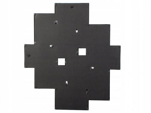 Verk 01453 fotorám na 10 fotiek 54 x 49 cm čierny