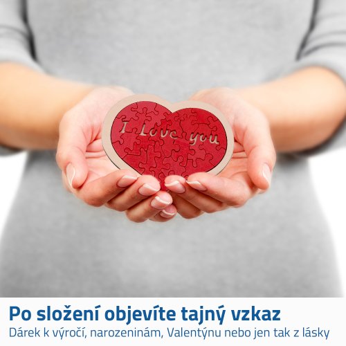 GFT Dřevěné puzzle se vzkazem