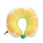KIK Cestovný vankúš v tvare U - Limetka 30 cm