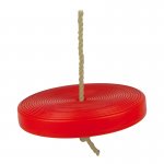 Kruzzel Detská hojdačka disk priemer 28 cm červená