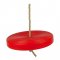 Kruzzel Detská hojdačka disk priemer 28 cm červená