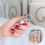 Sensual Anální kolík 10 cm stříbrná