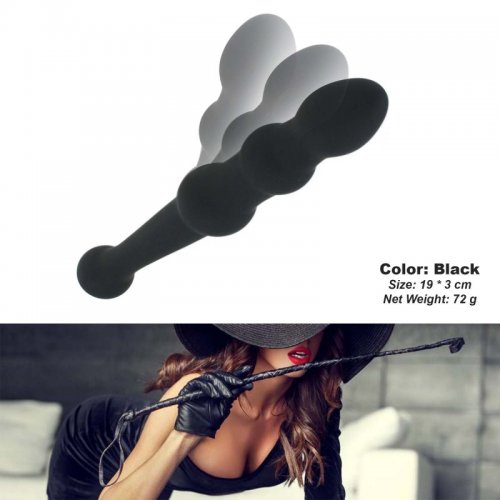 Sensual Oboustranné anální dildo 19 cm