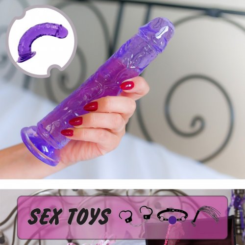 Sensual Dildo s prísavkou 17 cm