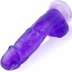 Sensual Dildo s přísavkou 20 cm fialová