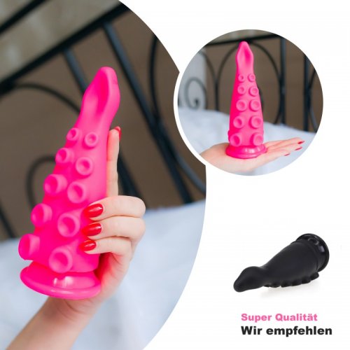 Sensual Zvířecí dildo s přísavkou 18 cm