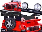 Joko PA0223 BI Elektrické autíčko Jeep Wrangler Rubicon 4x4 bílá