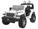 Joko PA0223 BI Elektrické autíčko Jeep Wrangler Rubicon 4x4 bílá