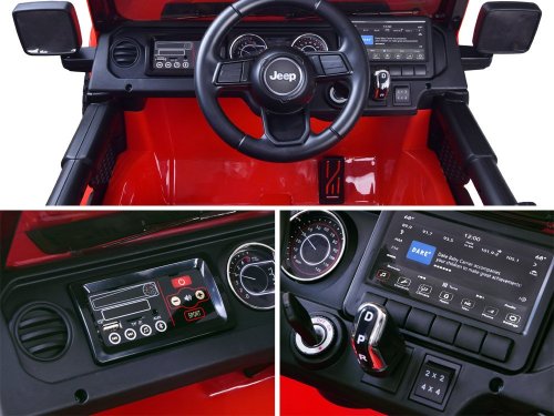 Joko PA0223 Zl Elektrické autíčko Jeep Wrangler Rubicon 4x4 zelené
