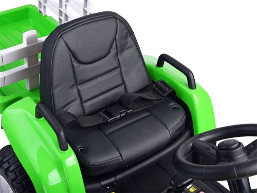 Joko PA0242 RO Elektrický traktor s vlečkou ružový