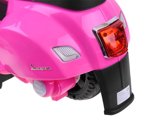 Joko PA0238 Dětský elektrický skútr Vespa růžový