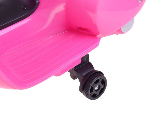 Joko PA0238 Dětský elektrický skútr Vespa růžový
