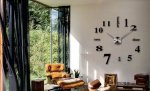 APT Designové 3D nalepovací hodiny 50cm