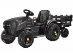 Joko PA0240 Detský elektrický traktor s vlečkou a lopatkou čierny