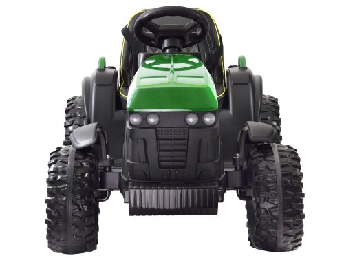 Joko PA0240 Detský elektrický traktor s vlečkou a lopatkou čierny