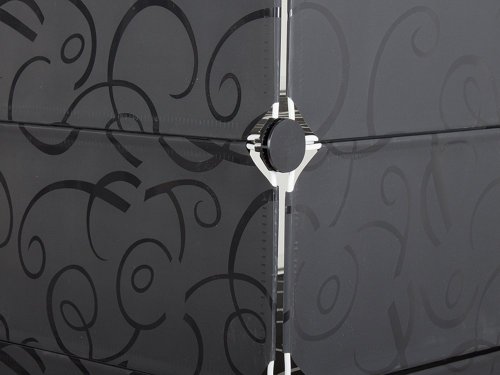 Verk 01511 Modulová skladacie šatníková skriňa 180 x 180x 46,5 cm čierna