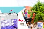 GT Q31B Elektrický lapač hmyzu s UV žiarivkou 30 W