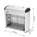 GT Q31B Elektrický lapač hmyzu s UV žiarivkou 30 W