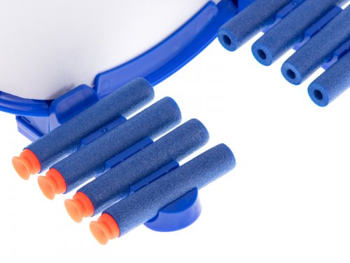 KIK Dětská pistole NERF + 8 nábojů a terč