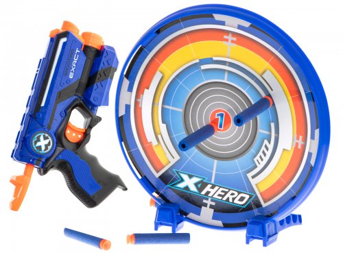 KIK Dětská pistole NERF + 8 nábojů a terč