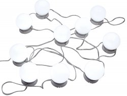 Verk 01599 Led světla na zrcadlo k toaletnímu stolku 10 ks