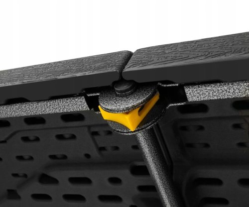 Gardlov 12280 Skládací stůl 180 x 74 cm, černý