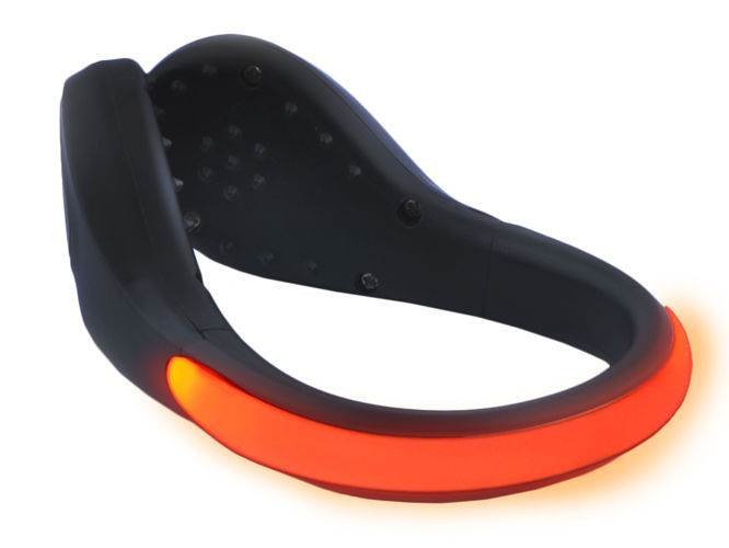 ISO LED noční bezpečnostní světlo na boty černé