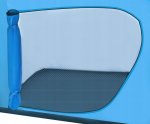 Trizand 12574 Rodinný stan pro 6 osob 570 x 200 x 210 cm modrošedý