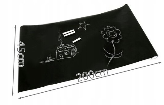 Malatec 1086 Samolepicí papírová tabule na křídy + křídy