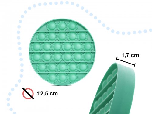KIK KX6041 Antistresová hračka - uvoľňovač úzkosti zelená