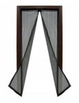 Malatec 12523 Moskytiéra do dverí s magnetky 80/90/100 x 210/220 cm čierna