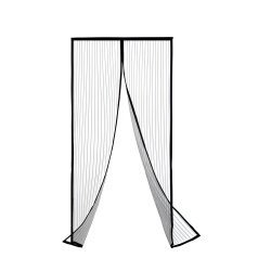 Malatec 12523 Moskytiéra do dverí s magnetky 80/90/100 x 210/220 cm čierna