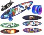 Azar Dětský skateboard s potiskem 59 x 16 cm